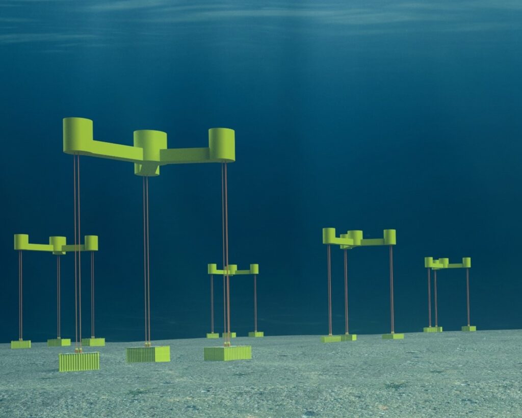 Mooring systems for fishing friendly, overtrawlable and snag free offshore wind farms
