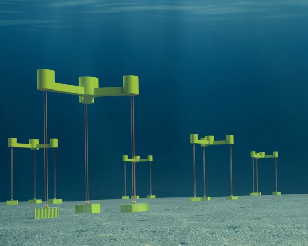 Mooring systems for fishing friendly, overtrawlable and snag free offshore wind farms