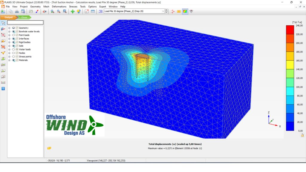 Offshore Wind Geotechnical Services - PLAXIS 3D